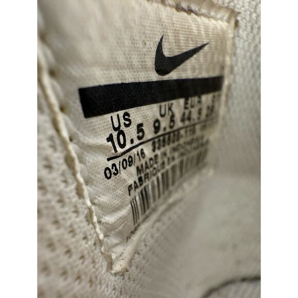 Authentic Nike Air Jordan High Tops - All White - Size 10.5M - show wear